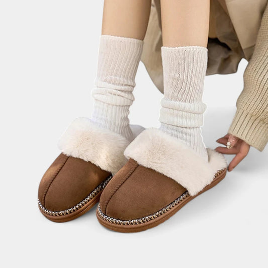 Gleame.-Schoenen-Gleame Pantoffels - Warme en zachte dames met fluffy voering