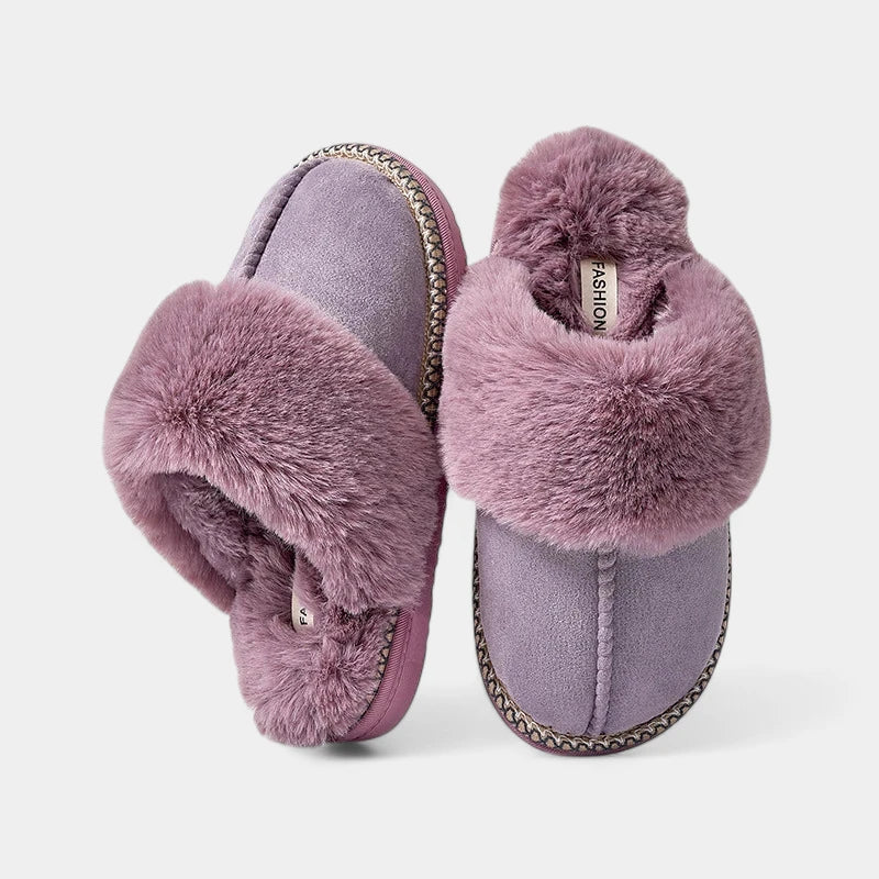 Gleame.-Schoenen-Gleame Pantoffels - Warme en zachte dames met fluffy voering