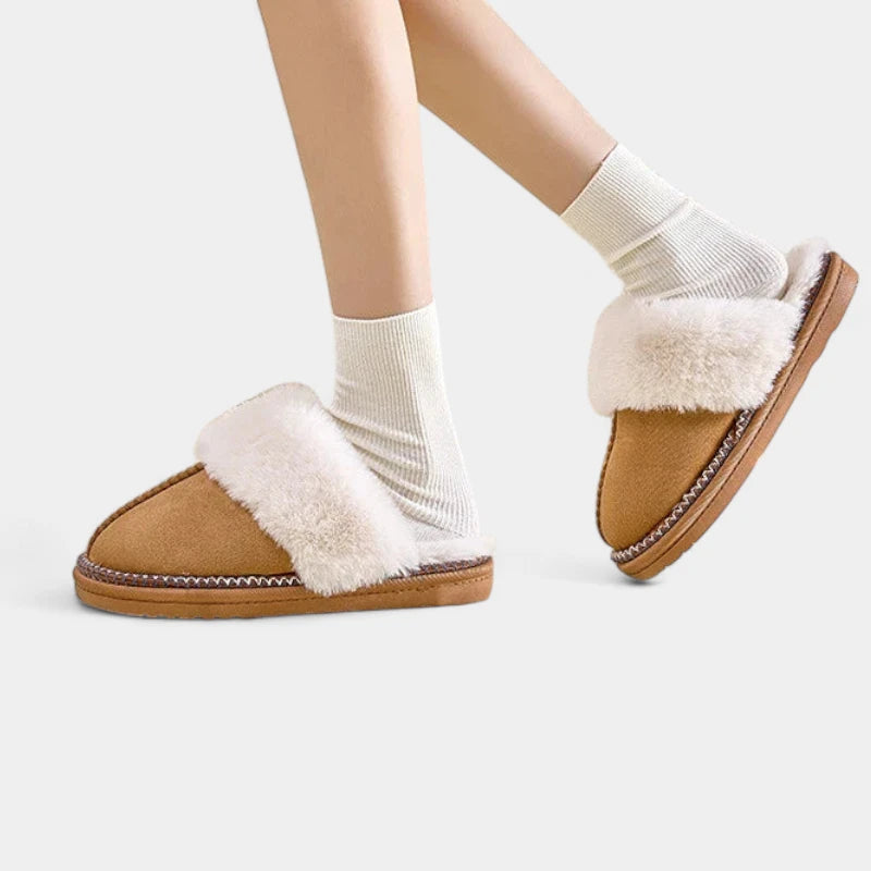 Gleame.-Schoenen-Gleame Pantoffels - Warme en zachte dames met fluffy voering