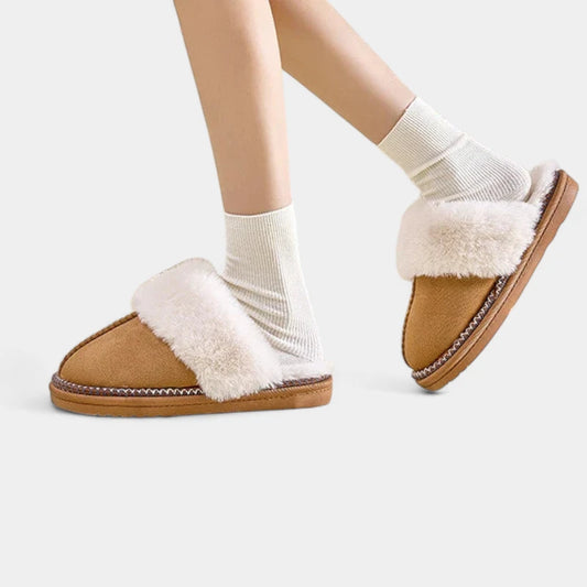 Gleame.-Schoenen-Gleame Pantoffels - Warme en zachte dames met fluffy voering