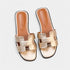 Gleame.-Schoenen-Gleame Platte Sandalen - Draag ze met elegantie en stijl
