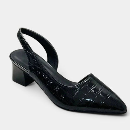 Gleame.-Schoenen-Gleame Pumps - Damespuntige pumps met mid chunky hakken