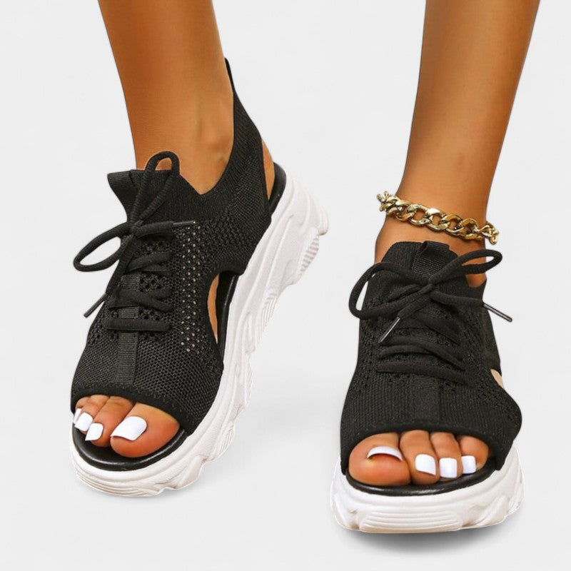 Gleame.-Schoenen-Gleame Sandalen - Comfortabele casual lace-up sandalen