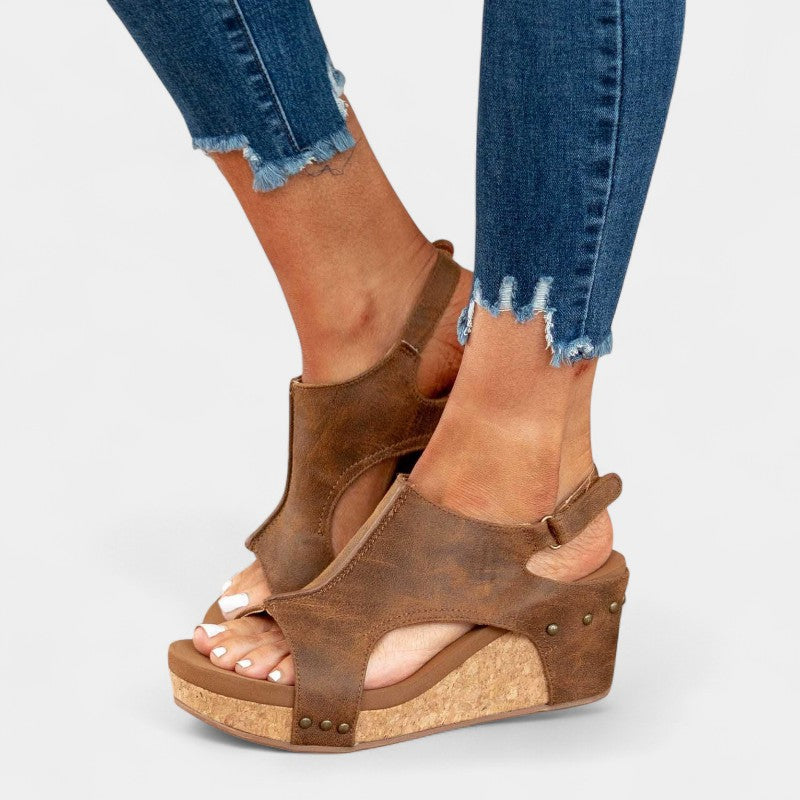 Gleame.-Schoenen-Gleame Sandalen - Dames hoge hak casual sandalen