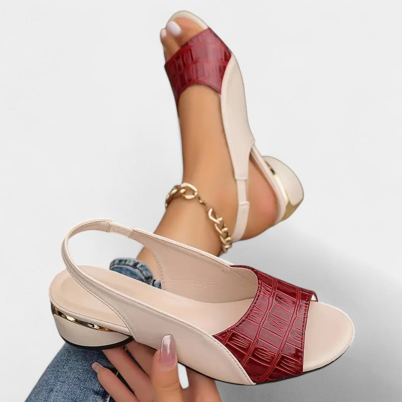Gleame.-Schoenen-Gleame Sandalen - Luxe casual hakken met stijlvol ontwerp