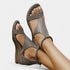 Gleame.-Schoenen-Gleame Sandalen - Vrouwen wedge hak casual sandalen