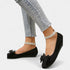 Gleame.-Schoenen-Gleame Schoenen - Dames platte ronde casual schoenen