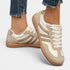 Gleame.-Schoenen-Gleame Sneakers – Lichtgewicht dames­sneakers met panterprint en sportieve look