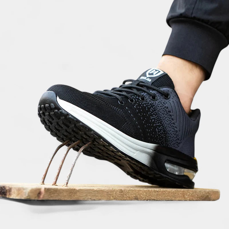 Gleame.-Schoenen-Gleame Veiligheidsschoenen – Unisex werkschoenen met stalen neus en anti-slip zool