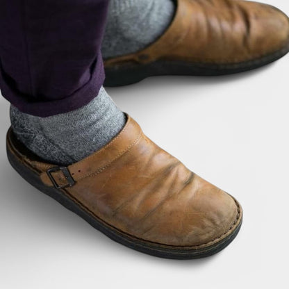 Gleame.-Schoenen-Gleame schoenen - Orthopedische unisex leren slippers voor dagelijks comfort
