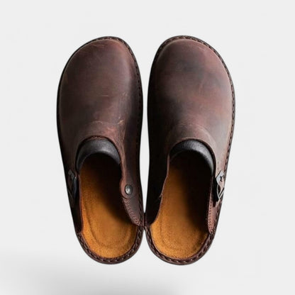 Gleame.-Schoenen-Gleame schoenen - Orthopedische unisex leren slippers voor dagelijks comfort