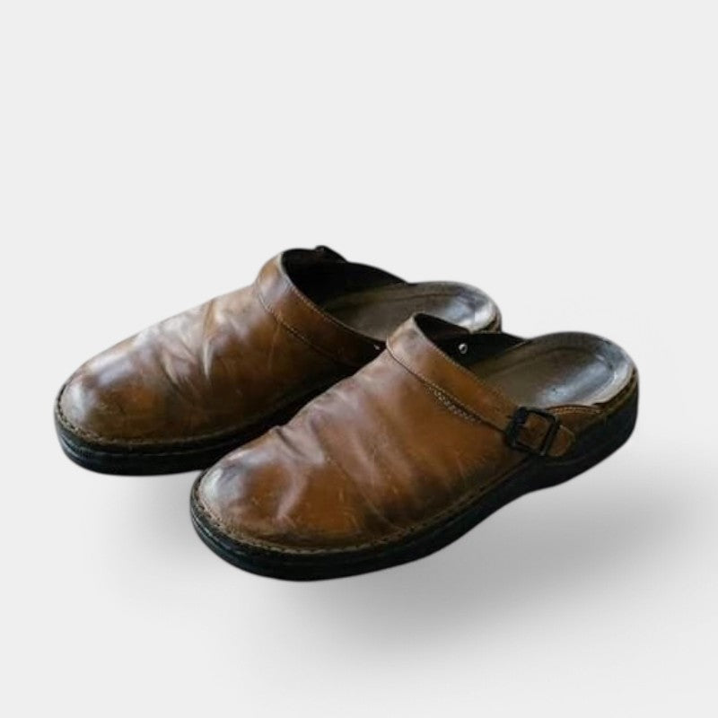 Gleame.-Schoenen-Gleame schoenen - Orthopedische unisex leren slippers voor dagelijks comfort