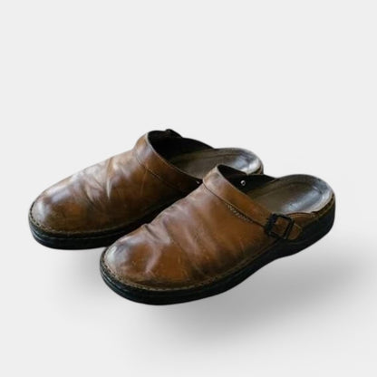 Gleame.-Schoenen-Gleame schoenen - Orthopedische unisex leren slippers voor dagelijks comfort