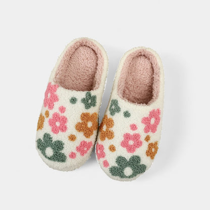 Gleame.-Sloffen-Gleame Dames Pantoffels - Gezellige sloffen met geborduurd bloemendesign