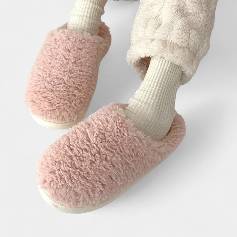 Gleame.-Sloffen-Gleame Dames Pantoffels - Warme sloffen met pluche afwerking en gesloten design