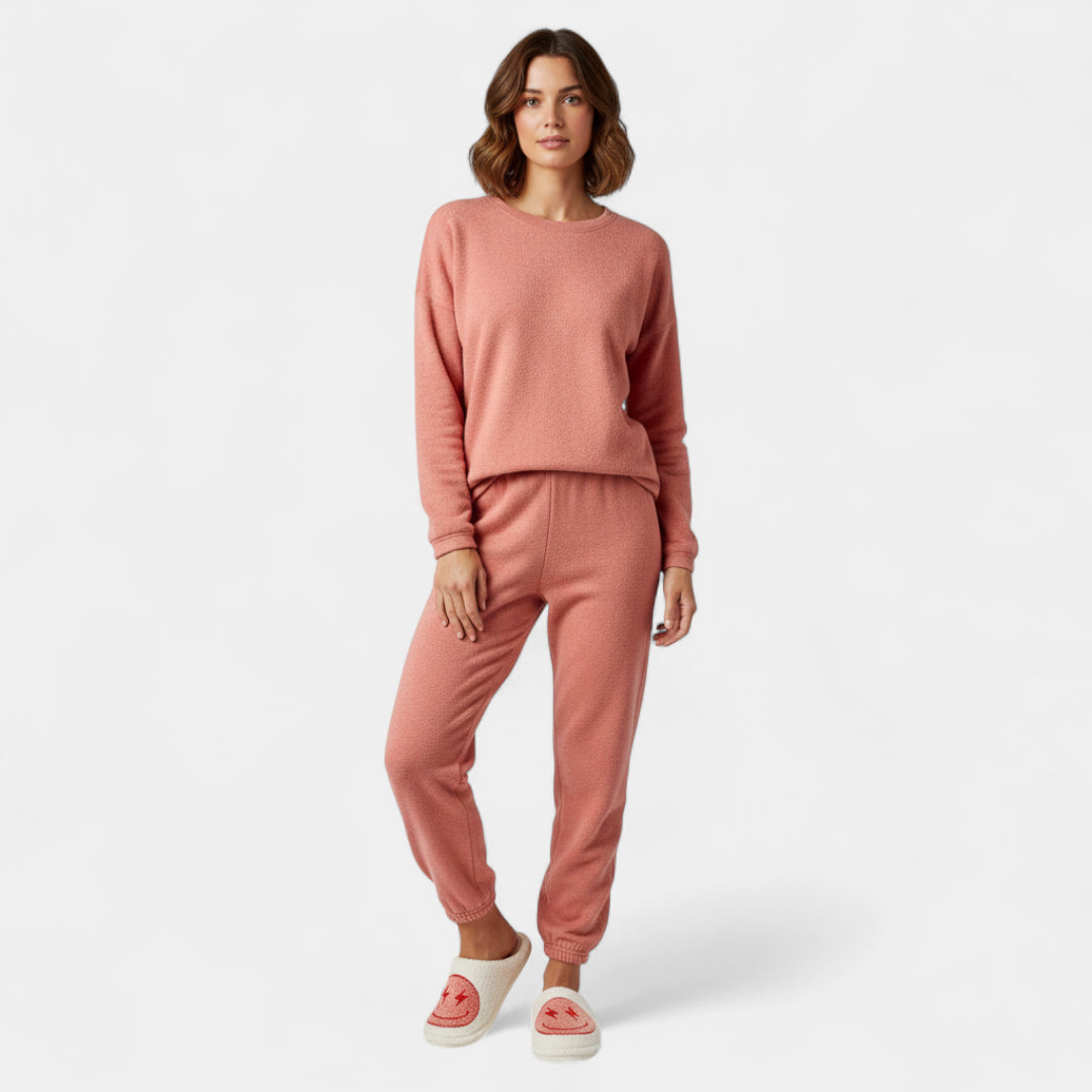 Gleame.-Sloffen-Gleame Damespantoffels - Warme pantoffels met bliksem smiley patroon