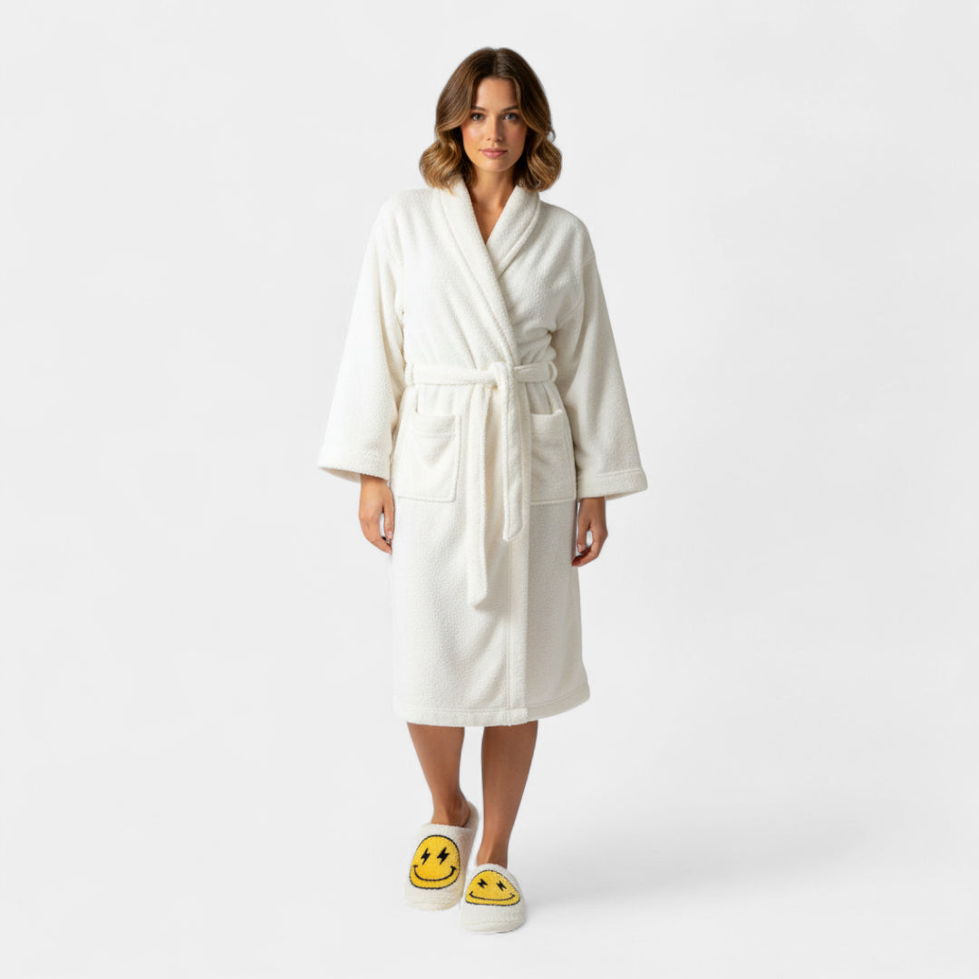 Gleame.-Sloffen-Gleame Damespantoffels - Warme pantoffels met bliksem smiley patroon