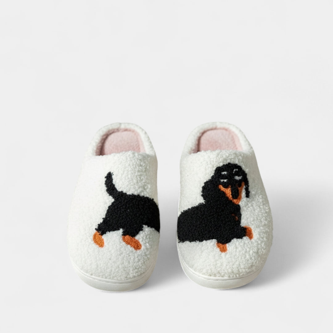 Gleame.-Sloffen-Gleame Damespantoffels - Zachte pantoffels met kattenmotief