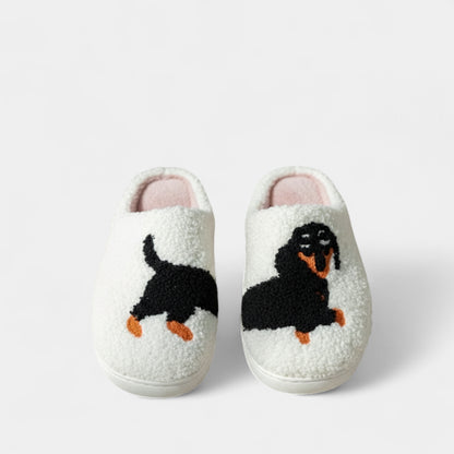 Gleame.-Sloffen-Gleame Damespantoffels - Zachte pantoffels met kattenmotief