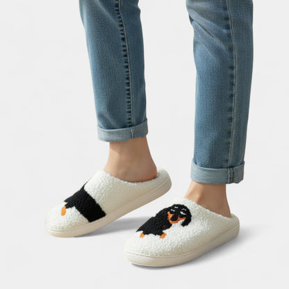 Gleame.-Sloffen-Gleame Damespantoffels - Zachte pantoffels met kattenmotief