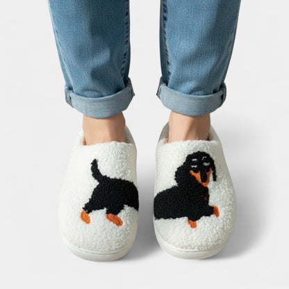 Gleame.-Sloffen-Gleame Damespantoffels - Zachte pantoffels met kattenmotief