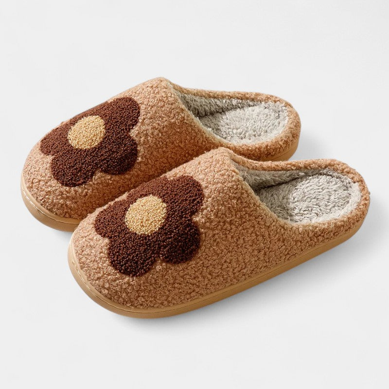 Gleame.-Sloffen-Gleame Pantoffels Dames - Warme pantoffels met bloemendessin en comfortabele pasvorm