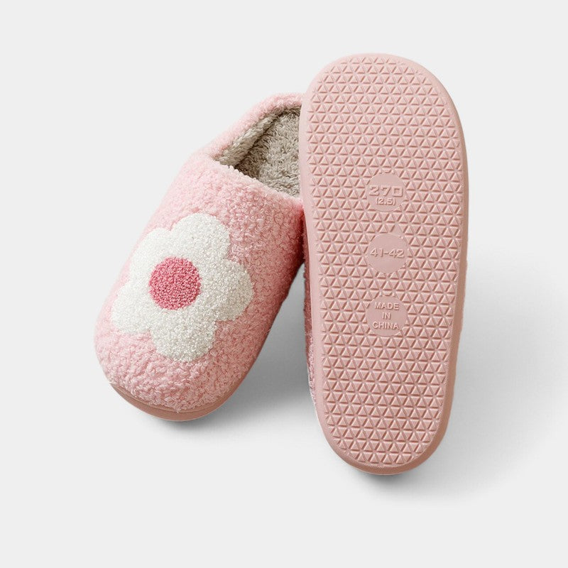 Gleame.-Sloffen-Gleame Pantoffels Dames - Warme pantoffels met bloemendessin en comfortabele pasvorm