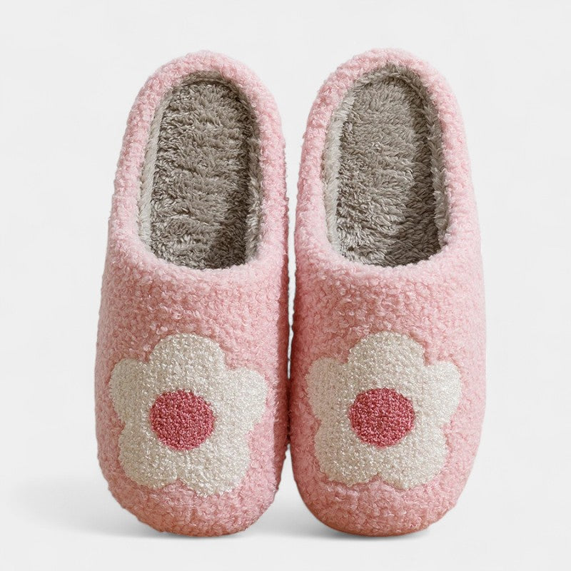 Gleame.-Sloffen-Gleame Pantoffels Dames - Warme pantoffels met bloemendessin en comfortabele pasvorm