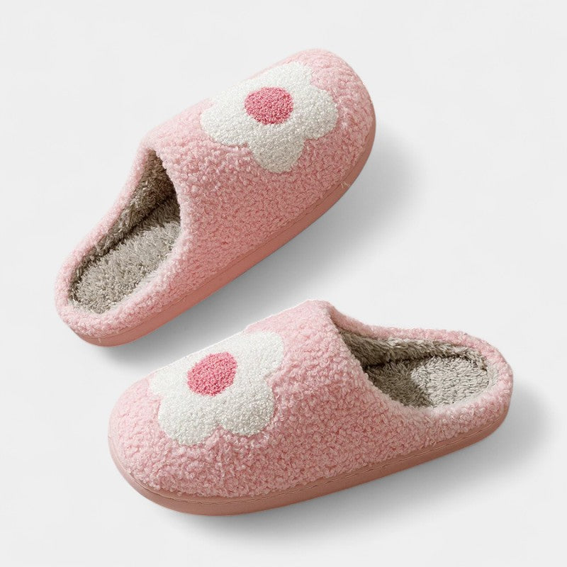 Gleame.-Sloffen-Gleame Pantoffels Dames - Warme pantoffels met bloemendessin en comfortabele pasvorm