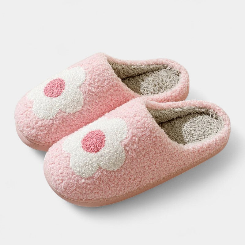 Gleame.-Sloffen-Gleame Pantoffels Dames - Warme pantoffels met bloemendessin en comfortabele pasvorm