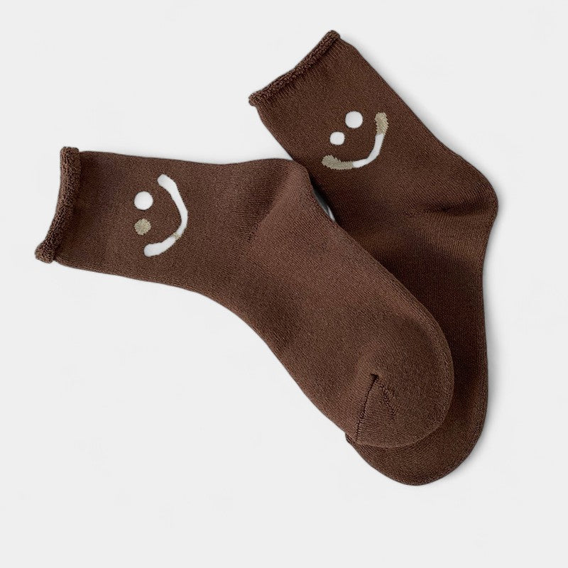 Gleame.-Socks-Gleame Dames Sokken - Comfortabele sokken met vrolijk gezichtje en zachte afwerking