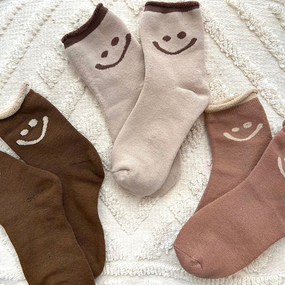 Gleame.-Socks-Gleame Dames Sokken - Comfortabele sokken met vrolijk gezichtje en zachte afwerking