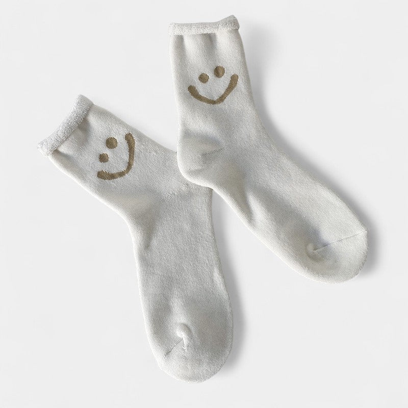 Gleame.-Socks-Gleame Dames Sokken - Comfortabele sokken met vrolijk gezichtje en zachte afwerking