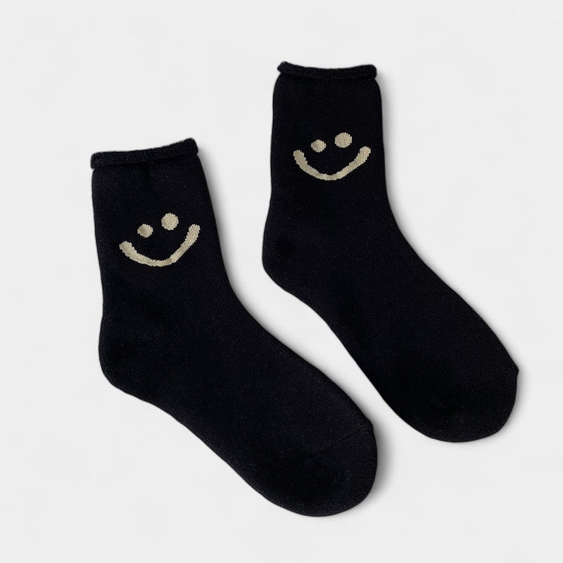 Gleame.-Socks-Gleame Dames Sokken - Comfortabele sokken met vrolijk gezichtje en zachte afwerking