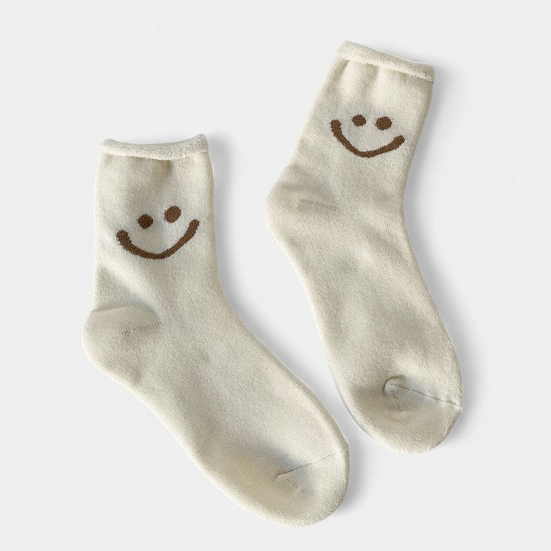 Gleame.-Socks-Gleame Dames Sokken - Comfortabele sokken met vrolijk gezichtje en zachte afwerking