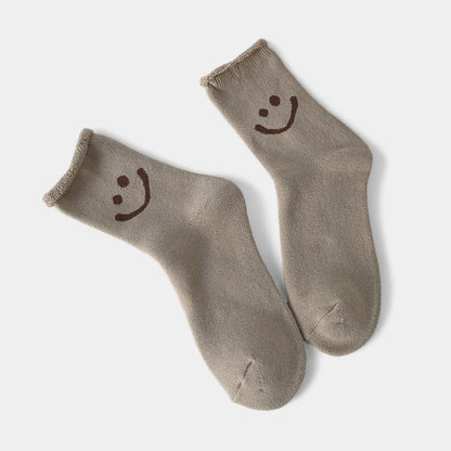 Gleame.-Socks-Gleame Dames Sokken - Comfortabele sokken met vrolijk gezichtje en zachte afwerking
