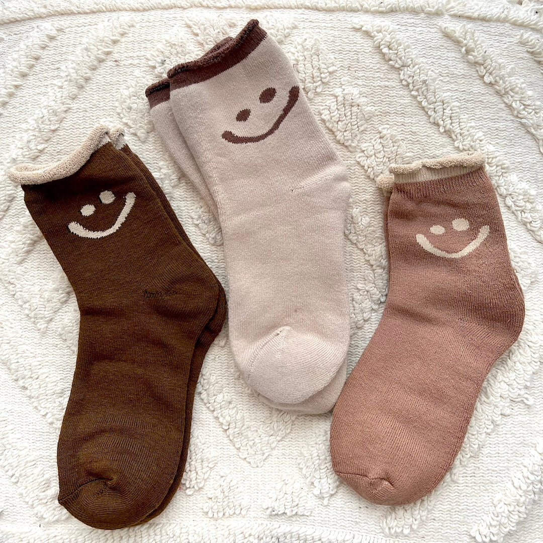 Gleame.-Socks-Gleame Dames Sokken - Comfortabele sokken met vrolijk gezichtje en zachte afwerking