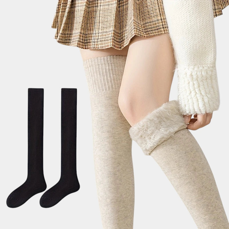  Gleame.-Sokken-Gleame overknee sokken - elegante kniesokken voor dames