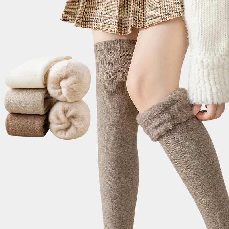  Gleame.-Sokken-Gleame overknee sokken - elegante kniesokken voor dames