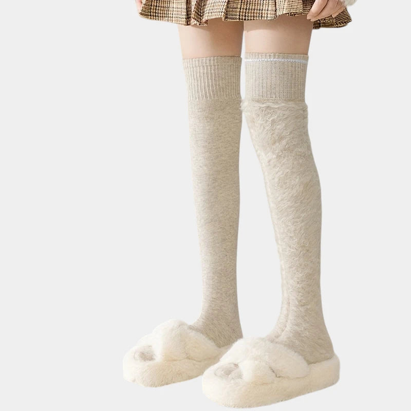  Gleame.-Sokken-Gleame overknee sokken - elegante kniesokken voor dames