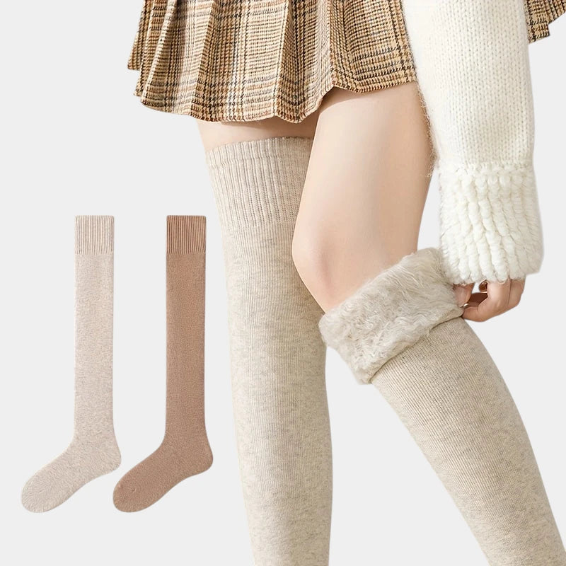  Gleame.-Sokken-Gleame overknee sokken - elegante kniesokken voor dames