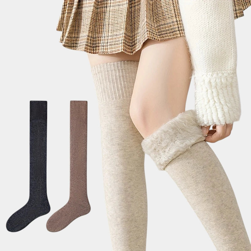  Gleame.-Sokken-Gleame overknee sokken - elegante kniesokken voor dames