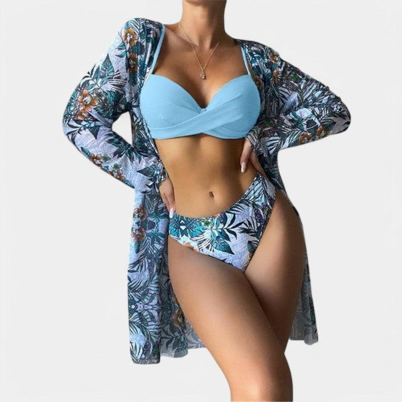 Gleame.-Swimwear-Gleame 3-piece bikini set - Een kleurrijke en sexy bikini