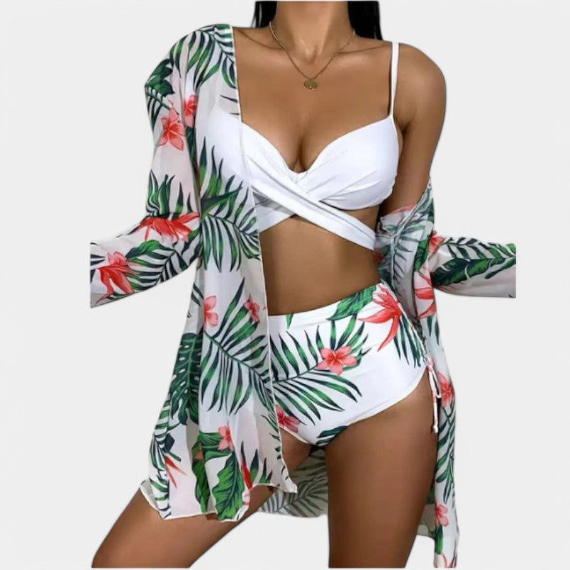 Gleame.-Swimwear-Gleame 3-piece bikini set - Een kleurrijke en sexy bikini