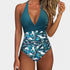 Gleame.-Swimwear-Gleame Badpak - Sling neck badpak met triangle design