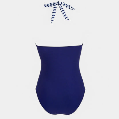Gleame.-Swimwear-Gleame Badpak - Sling neck badpak met triangle design