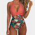Gleame.-Swimwear-Gleame Badpak - Sling neck badpak met triangle design