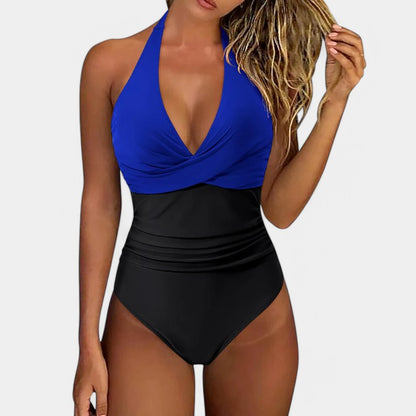 Gleame.-Swimwear-Gleame Badpak - Sling neck badpak met triangle design
