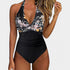 Gleame.-Swimwear-Gleame Badpak - Sling neck badpak met triangle design