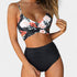 Gleame.-Swimwear-Gleame Badpak - Vrouwelijk tweedelig hoog taille badpak